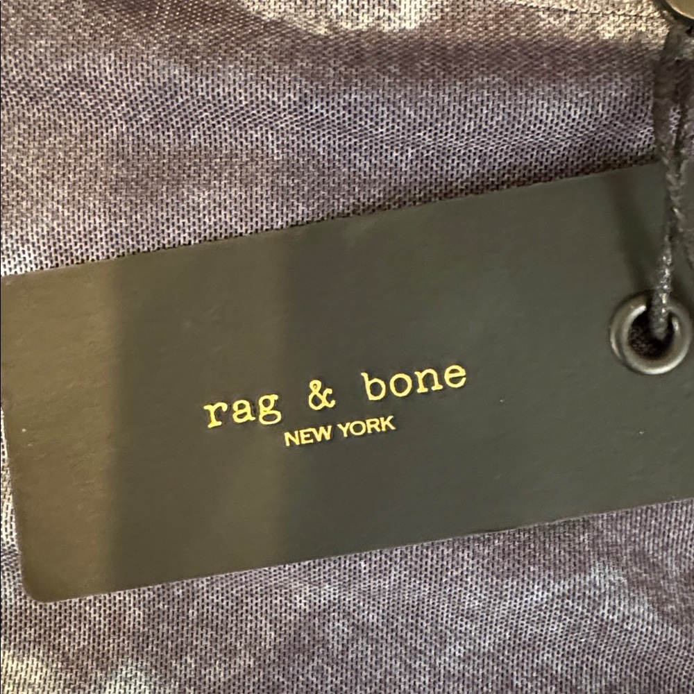 PRICE FIRM NWT rag & bone Yana Printed Mesh LS Tee Patterned Tee Size SP - Picture 10 of 12
